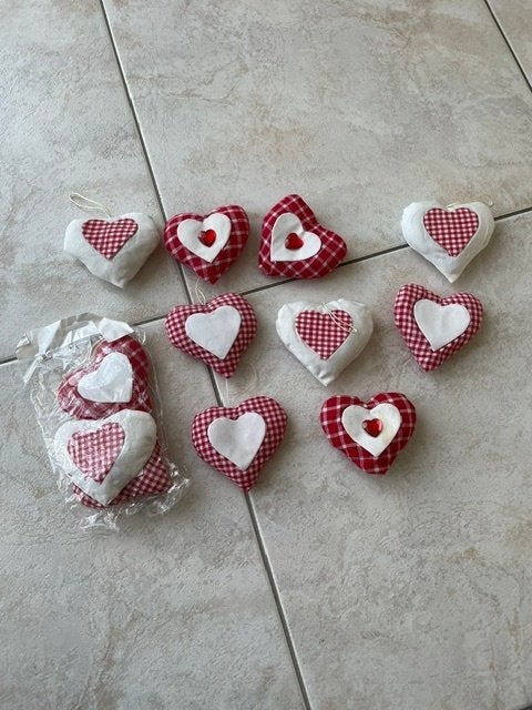 Stoffen Hartjes Carnaval  - 10 cm, Kleding | Dames, Ophalen of Verzenden, Zo goed als nieuw, Carnaval, Accessoires