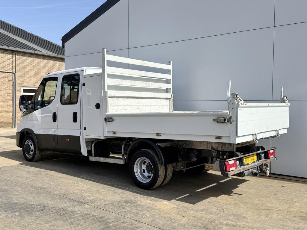 Iveco Daily 35C14 2.3 Kipper Dubbele Cabine Dubbellucht 3,5t, Gebruikt, Zwart, Iveco, Wit