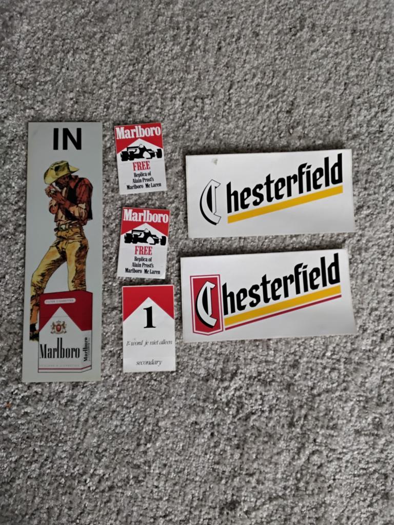 Oude Marlboro stikkers, Ophalen of Verzenden, Overige typen