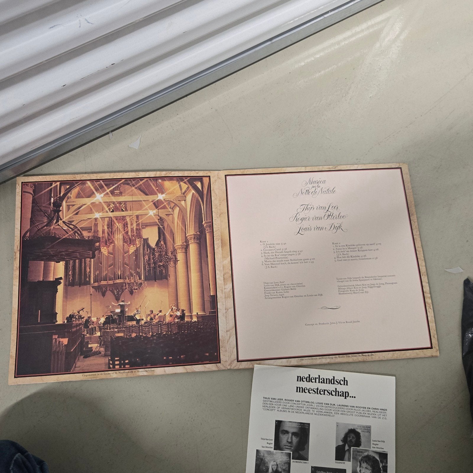 Musica per la Notti di Natale - Thijs van Leer LP, Ophalen of Verzenden, Modernisme tot heden, Gebruikt, Kamermuziek