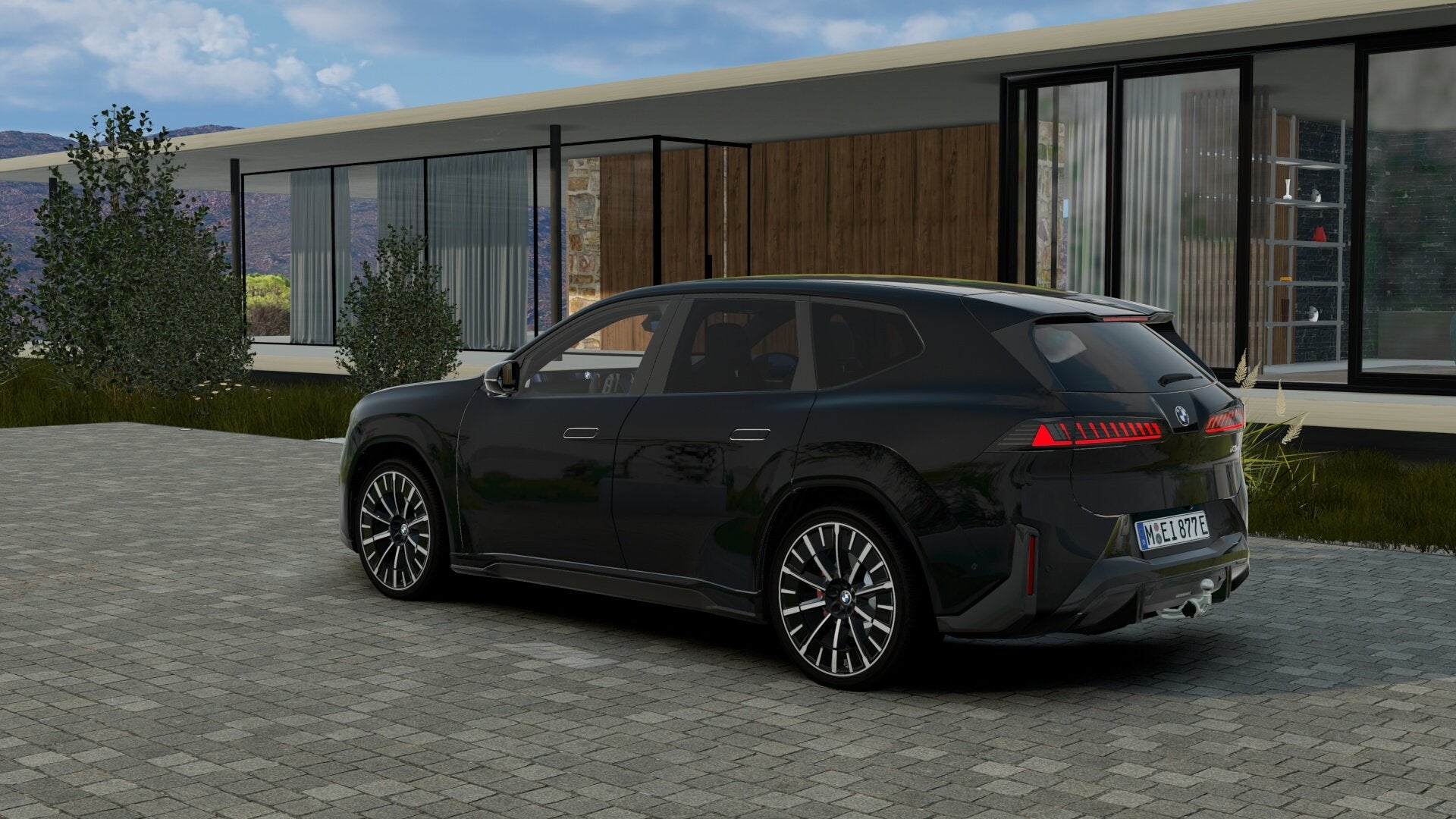 BMW iX3 40 eDrive M Sport / Trekhaak / M Sportstoelen / Park, Automaat, Dealer onderhouden, Achterwielaandrijving, Zwart