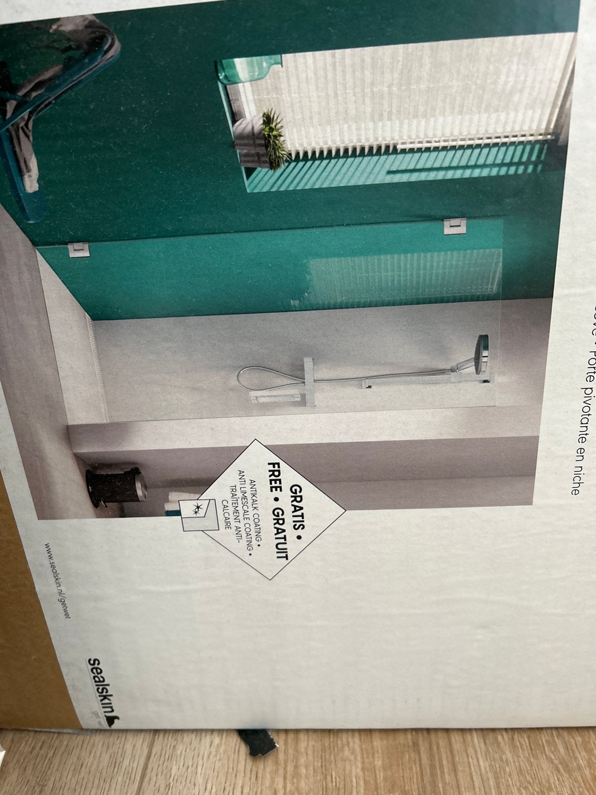 Sealskin Douchedeur met antikalk coating - Nieuw, Doe-het-zelf en Verbouw, Ophalen, Nieuw, Douche