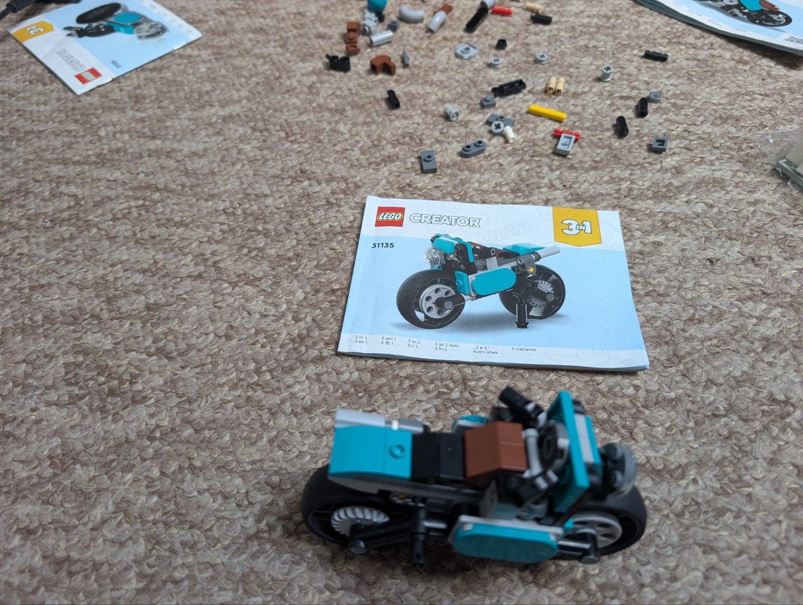 lego motor 3 in 1, Ophalen of Verzenden, Zo goed als nieuw