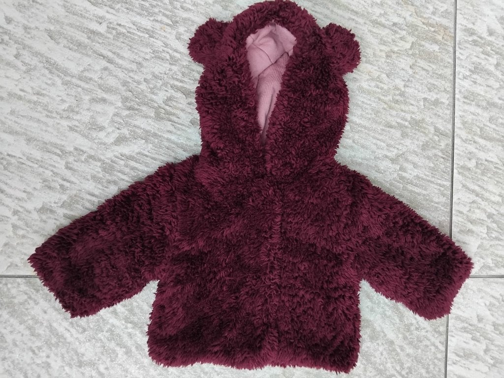 Prenatal jas kersenrood teddy jasje maat 56, Meisje, Ophalen of Verzenden, Zo goed als nieuw, Prenatal