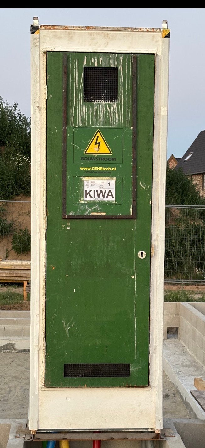 Prefab meterkast, Ophalen of Verzenden, Zo goed als nieuw