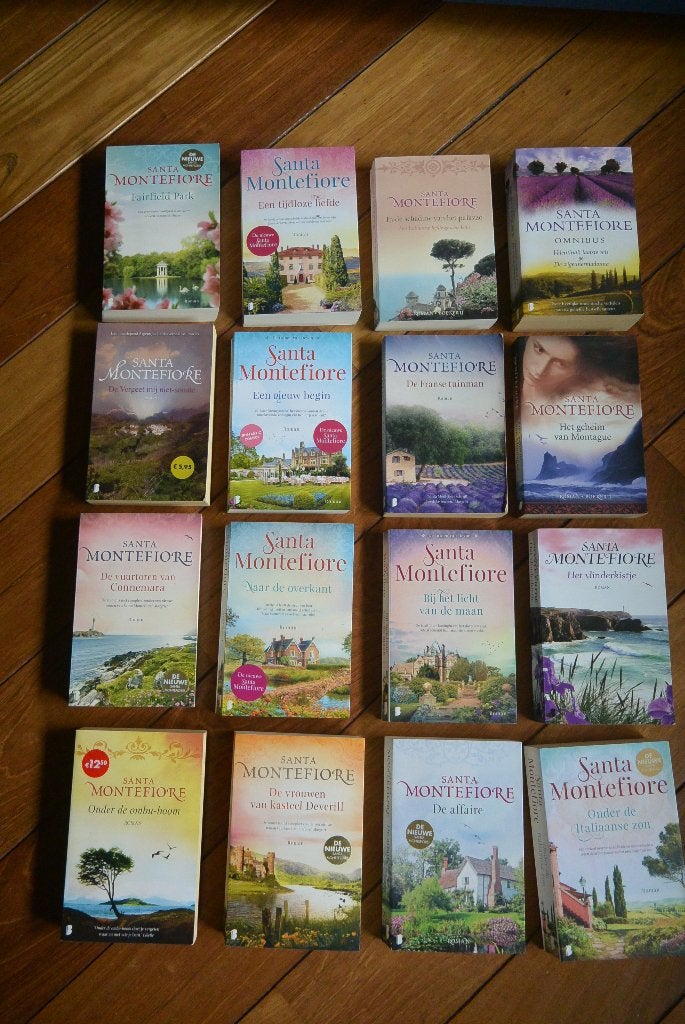 16x Santa Montefiore, Ophalen of Verzenden, Gelezen, Santa Montefiore, Europa overig