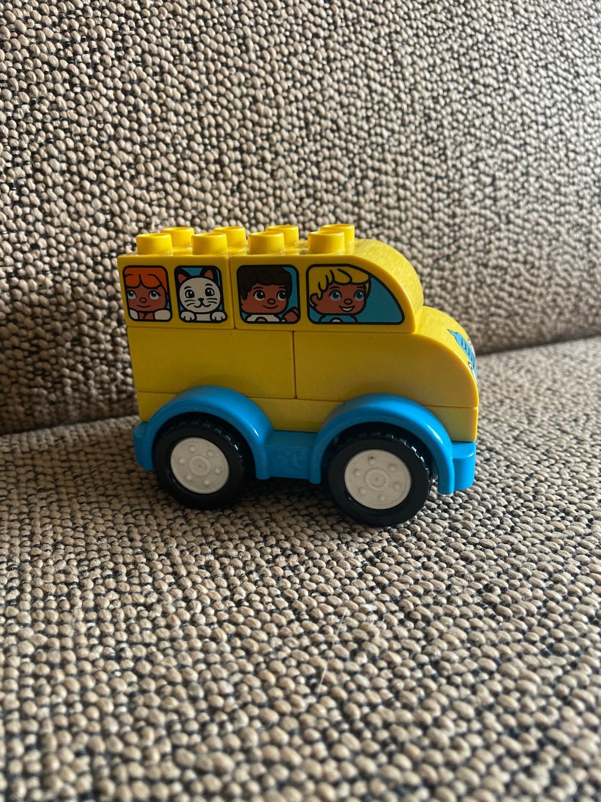 Gele Duplo bus met figuurtjes, Ophalen of Verzenden, Gebruikt