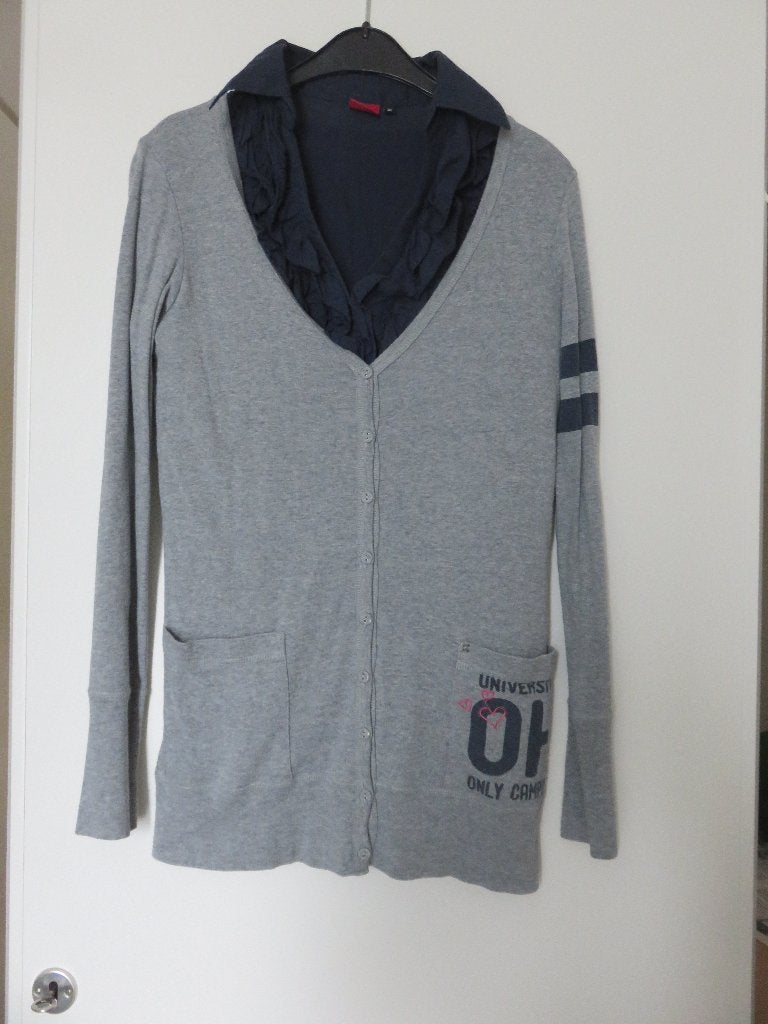 ONLY VEST GRIJS 38/40 S ZGAN  NIEUWPRIJS €49,90, Maat 38/40 (M), Only, Verzenden, Zo goed als nieuw