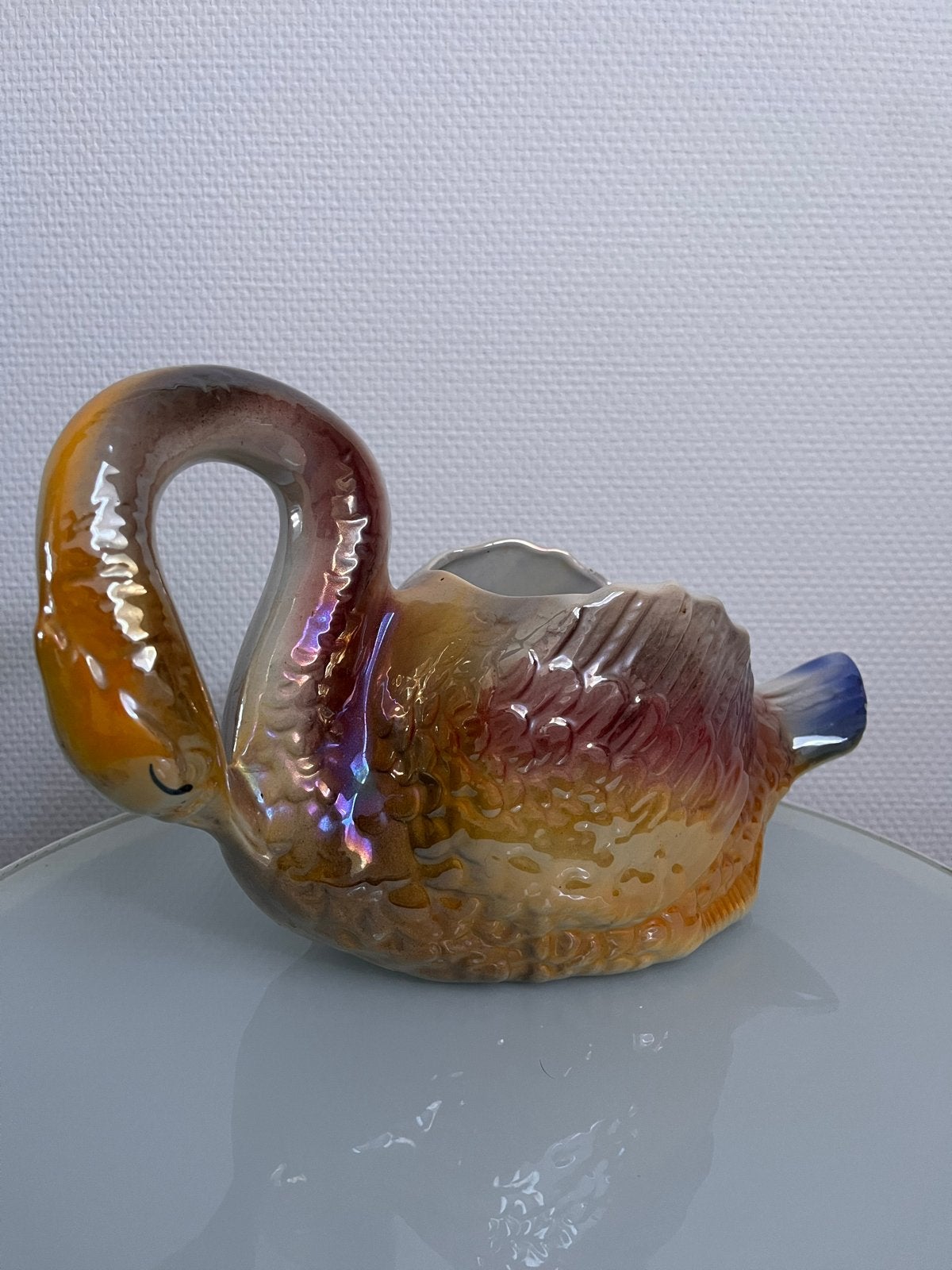 Vintage Zwaan Vaasje - Oud en Charmant, Antiek en Kunst, Antiek | Vazen, Ophalen