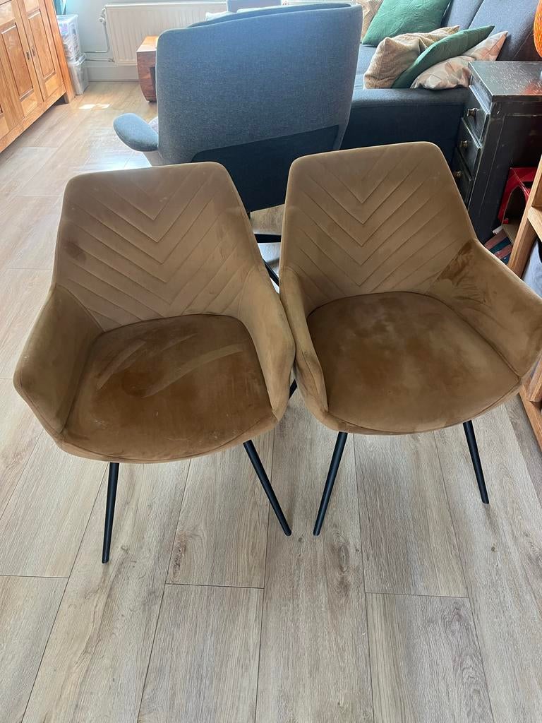 Set van 2 Riverdale eetkamerstoelen, Huis en Inrichting, Stoelen, Gebruikt, Twee, Overige kleuren, Ophalen of Verzenden