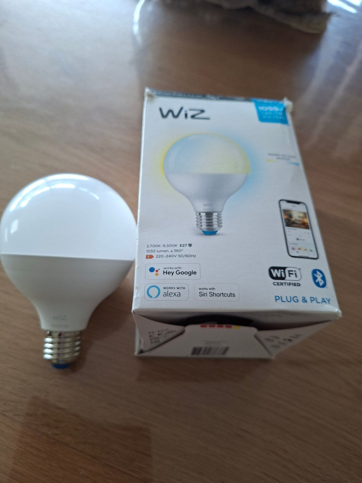 Nieuwe Wiz lamp € 8.50, Ophalen of Verzenden, Nieuw, E27 (groot), Led-lamp