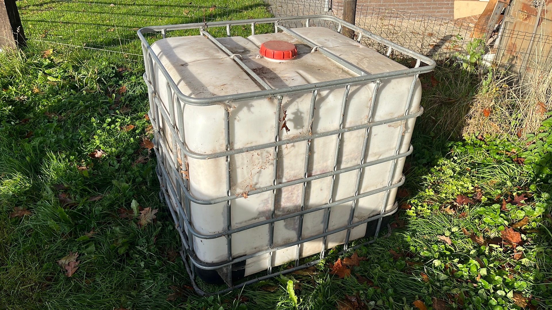 Ibc 100 liter vat, regenton, 150 liter of meer, Ophalen, Zo goed als nieuw