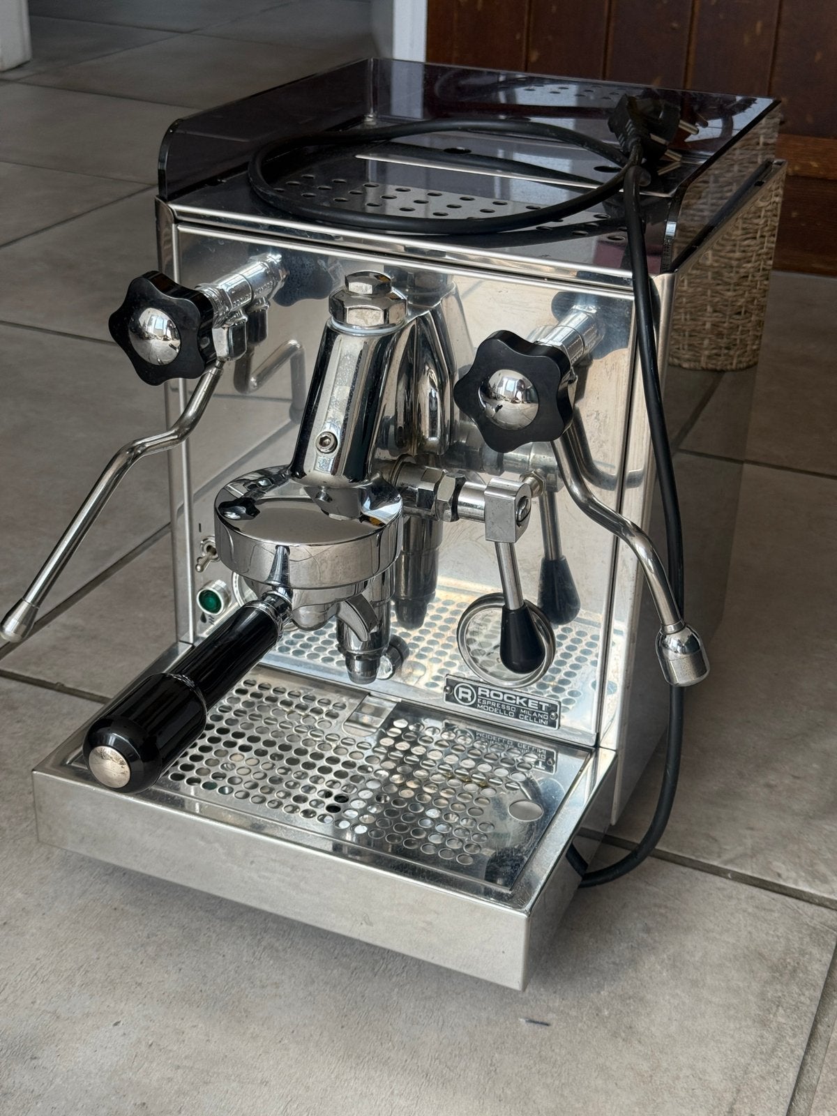 Rocket Cellini Premium Plus V2 E61 espressomachine, Rocket, Gebruikt, Espresso apparaat, Info@bykz.nl