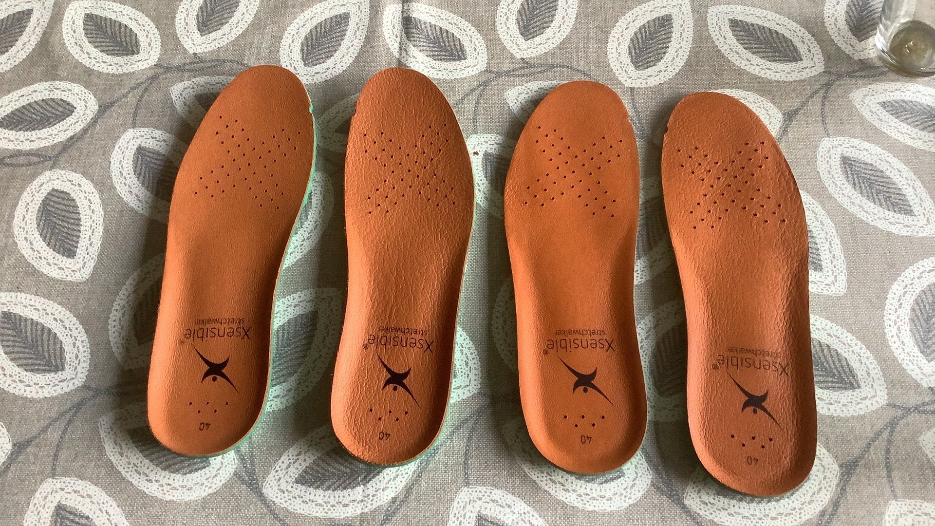 Xsensible leren inlegzolen maat 40, 2 paar, Ophalen of Verzenden, Zo goed als nieuw, Overige kleuren, Sneakers of Gympen