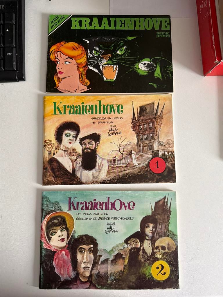 KRAAIENHOVE Stripboeken - Complete Serie (3 delen), Boeken, Stripboeken, Complete serie of reeks, Ophalen of Verzenden, Gelezen