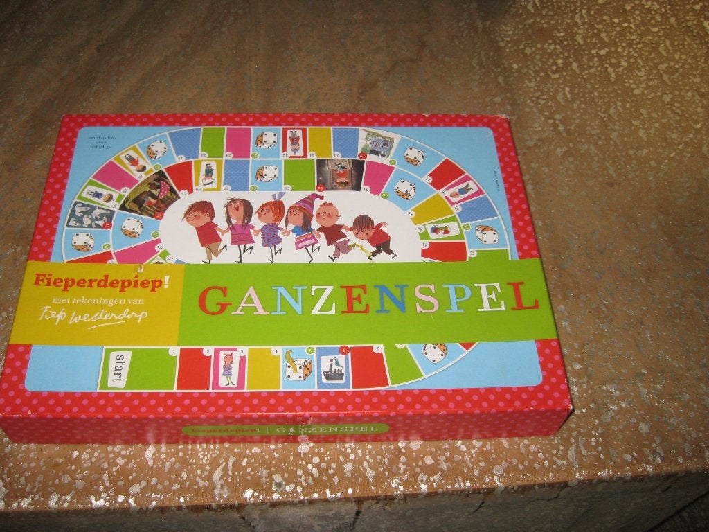 Fieperdiep! Ganzenbordspel - Klassiek bordspel, Drie of vier spelers, Ophalen of Verzenden, Zo goed als nieuw, Onbekend