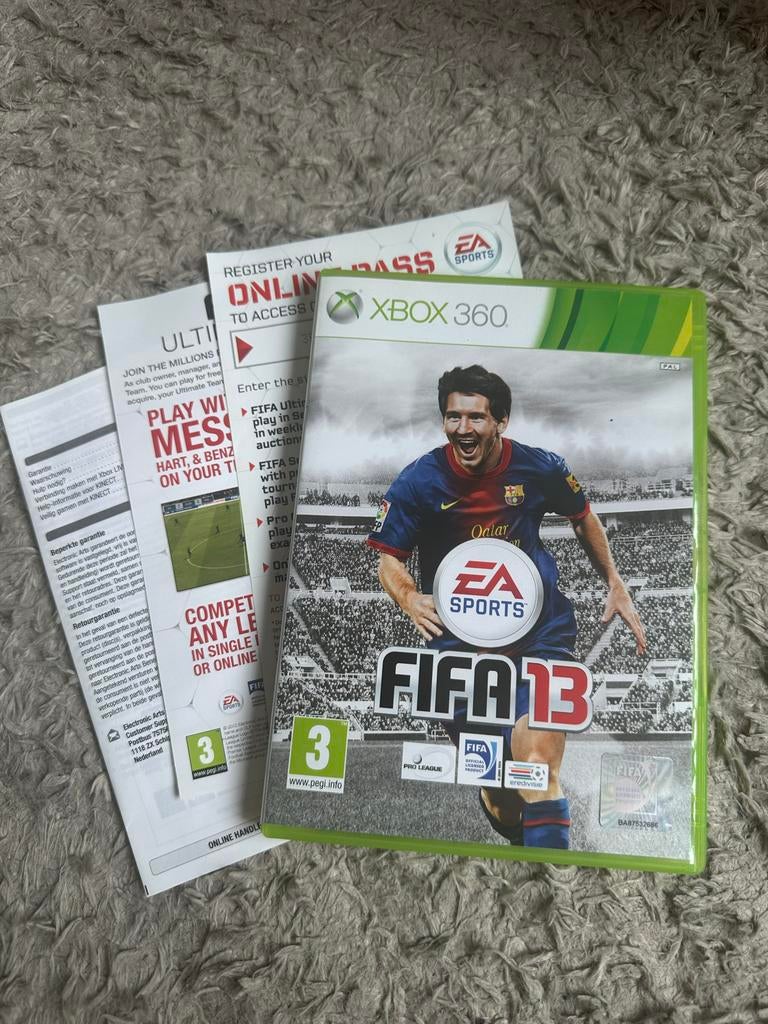 FIFA 13 voor Xbox 360, Spelcomputers en Games, Games | Xbox 360, Gebruikt, Sport, 3 spelers of meer, Vanaf 3 jaar, Eén computer