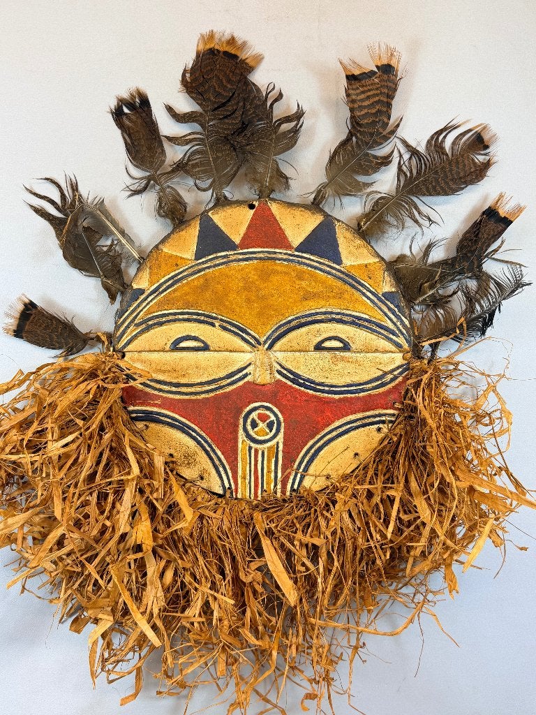 260547 - Mooi Afrikaans Teke masker uit Congo., Ophalen of Verzenden