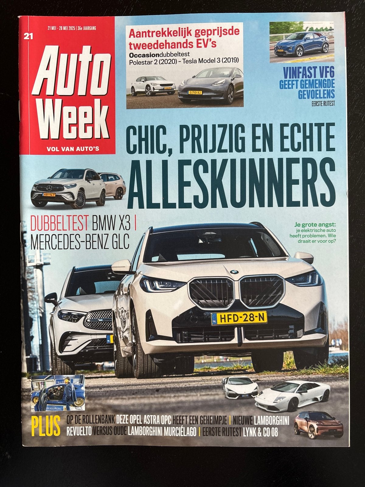 AutoWeek Magazine - 21 Mei 2025 - Dubbeltest BMW X3, Boeken, Ophalen of Verzenden, Nieuw, Overige typen