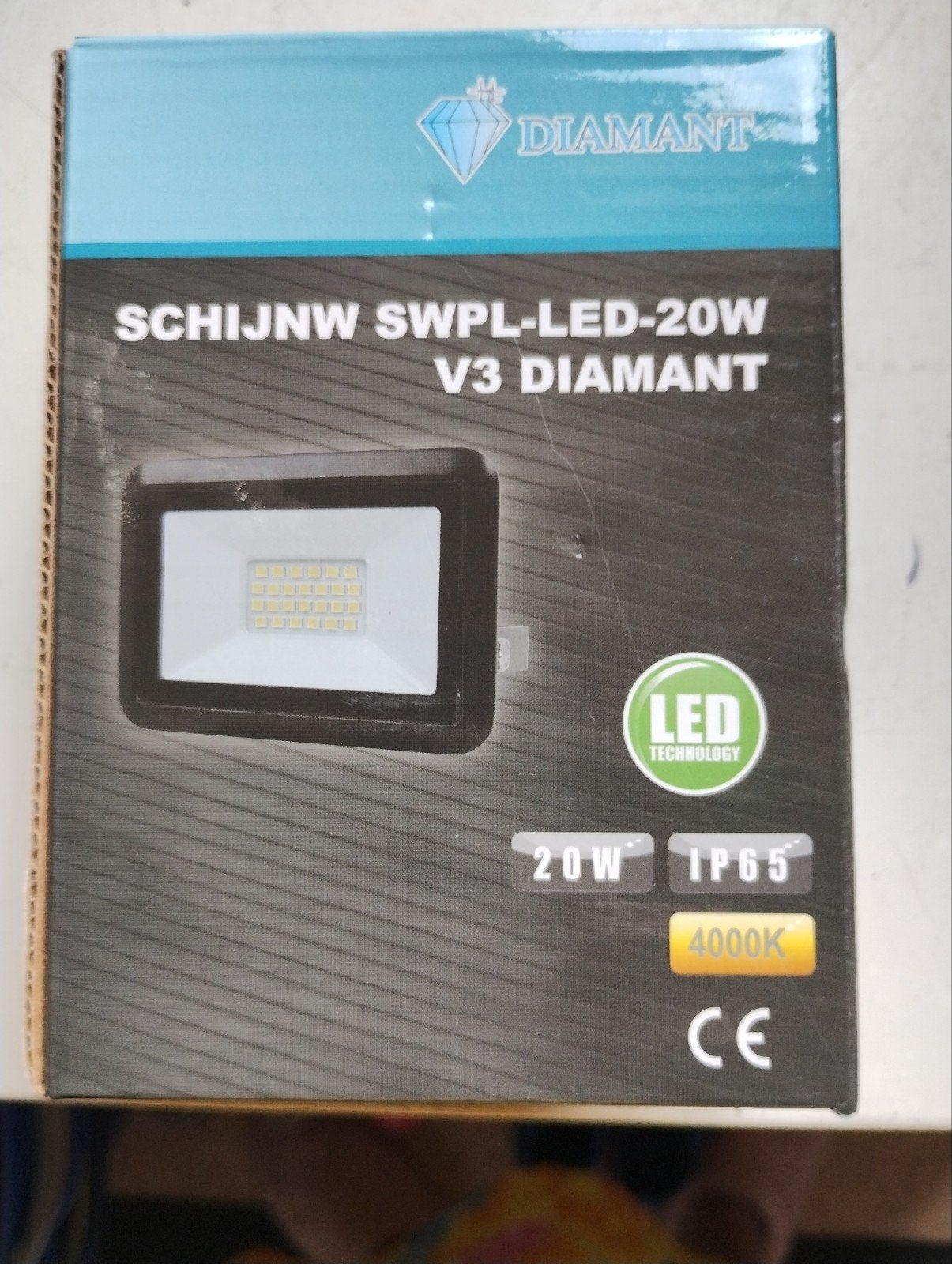 Diamant SWPL-LED-20W V3 LED Schijnwerper IP65 4000K, Ophalen of Verzenden, Nieuw, Overige merken, Overige typen