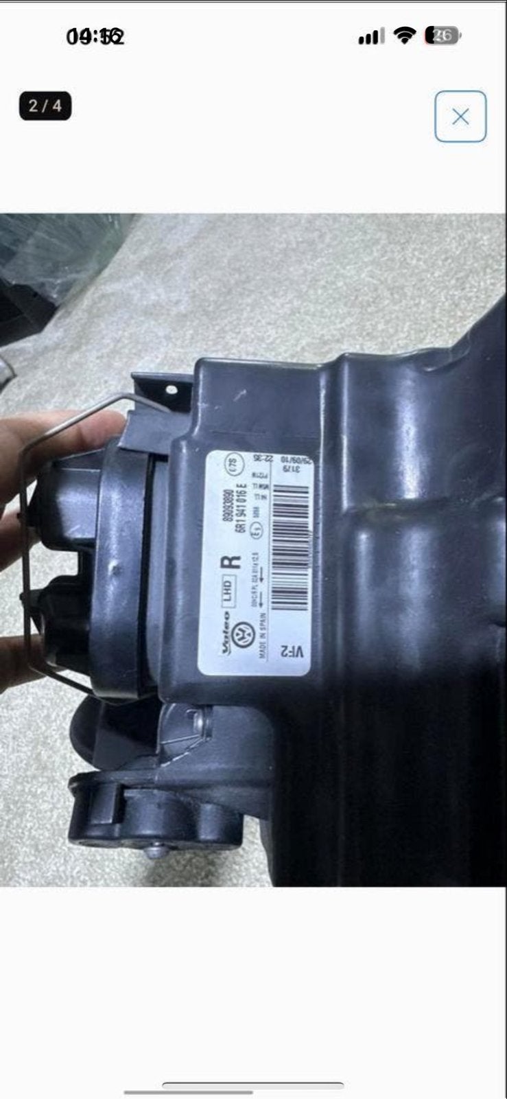 Volkswagen polo koplamp 2010/2014, Ophalen of Verzenden, Gebruikt, BMW