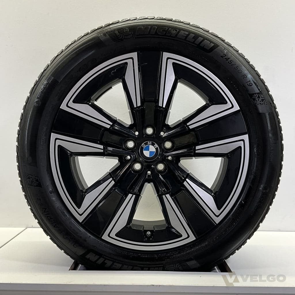BMW IX3 G08 SET VELGEN + WINTERBANDEN 19 INCH ORIG. 842M *, Auto-onderdelen, 19 inch, Gebruikt, Banden en Velgen, Info@velgo.nl