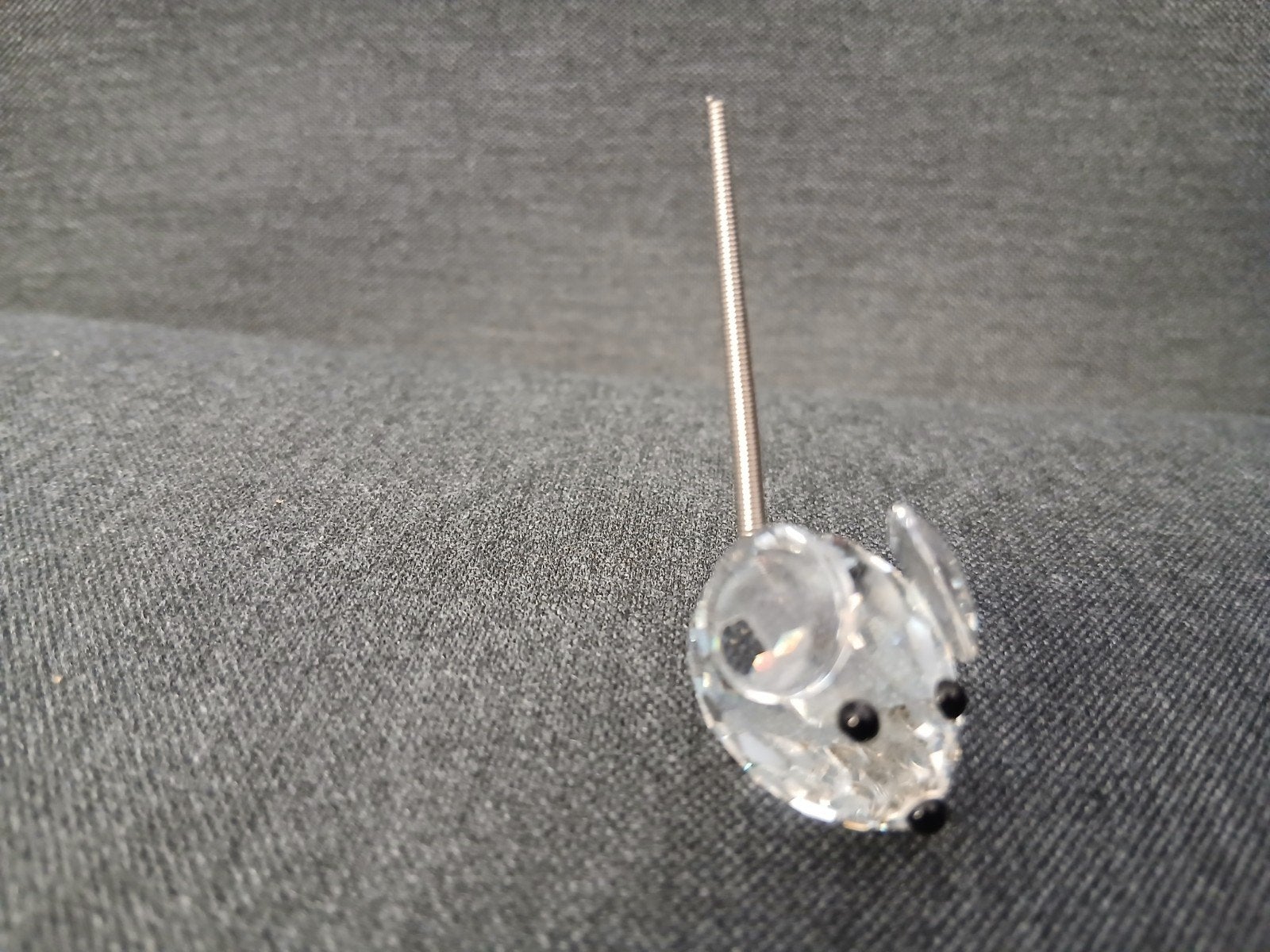 Swarovski Kristallen Muis met Zilveren Staart, Verzamelen, Swarovski, Ophalen, Zo goed als nieuw, Figuurtje