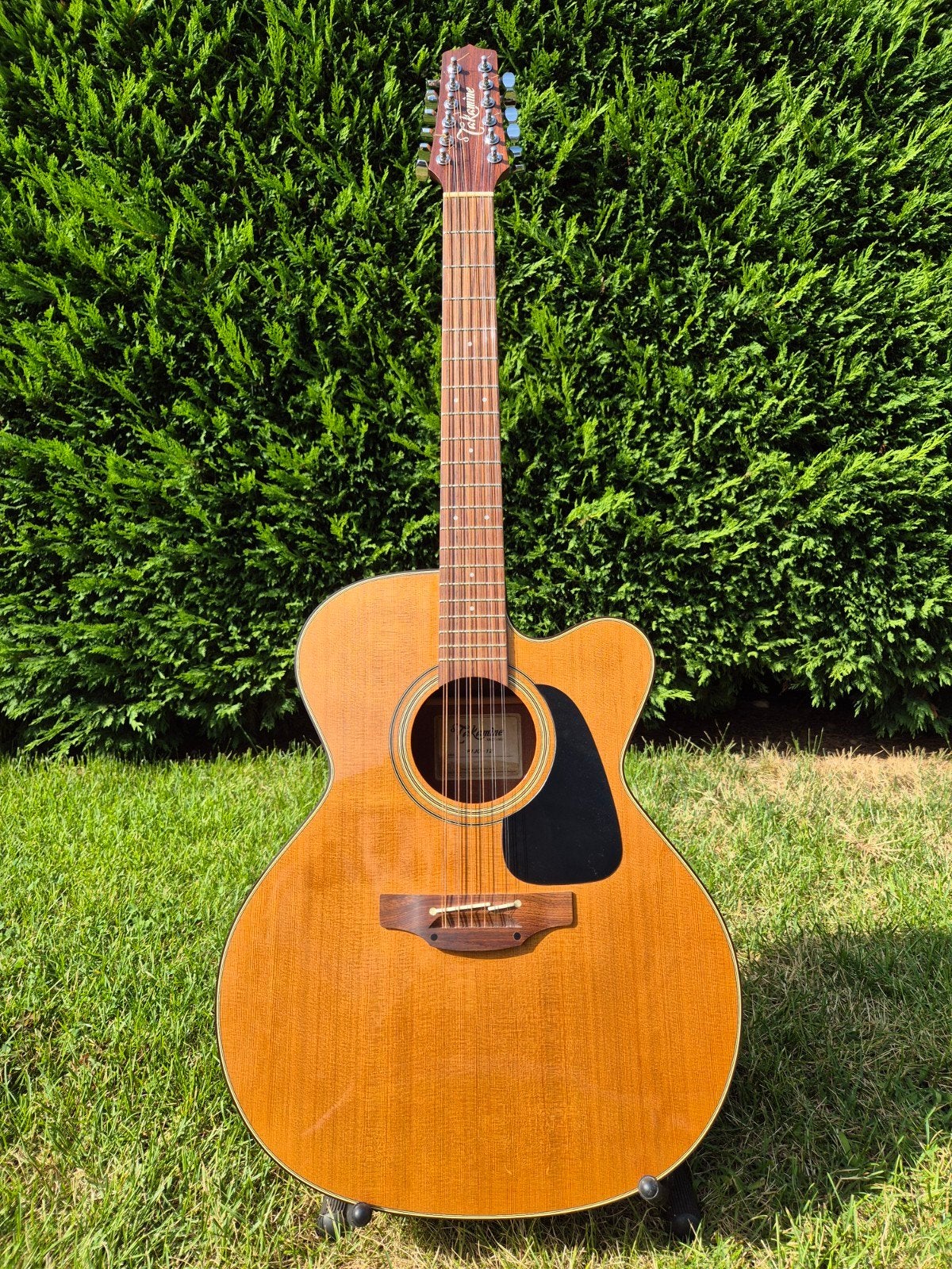 Takamine P1JC-12 12-snarige Westerngitaar uit Japan, Ophalen of Verzenden, Zo goed als nieuw, Western- of Steelstringgitaar, Met koffer