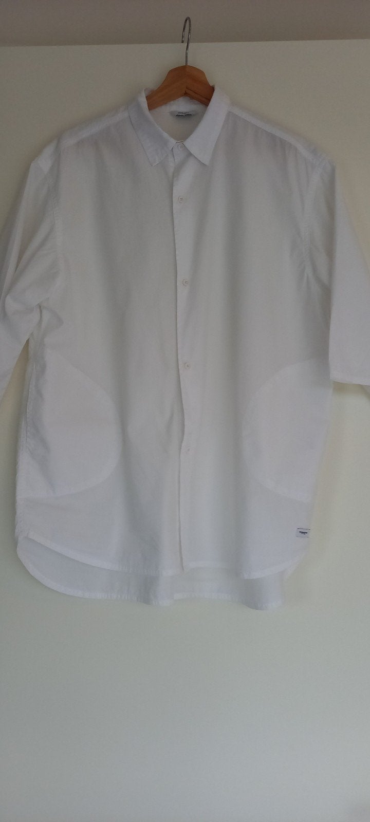 Witte blouse met korte mouwen  van merk PENN&INK maat 38, Penn & Ink, Verzenden, Wit, Nieuw