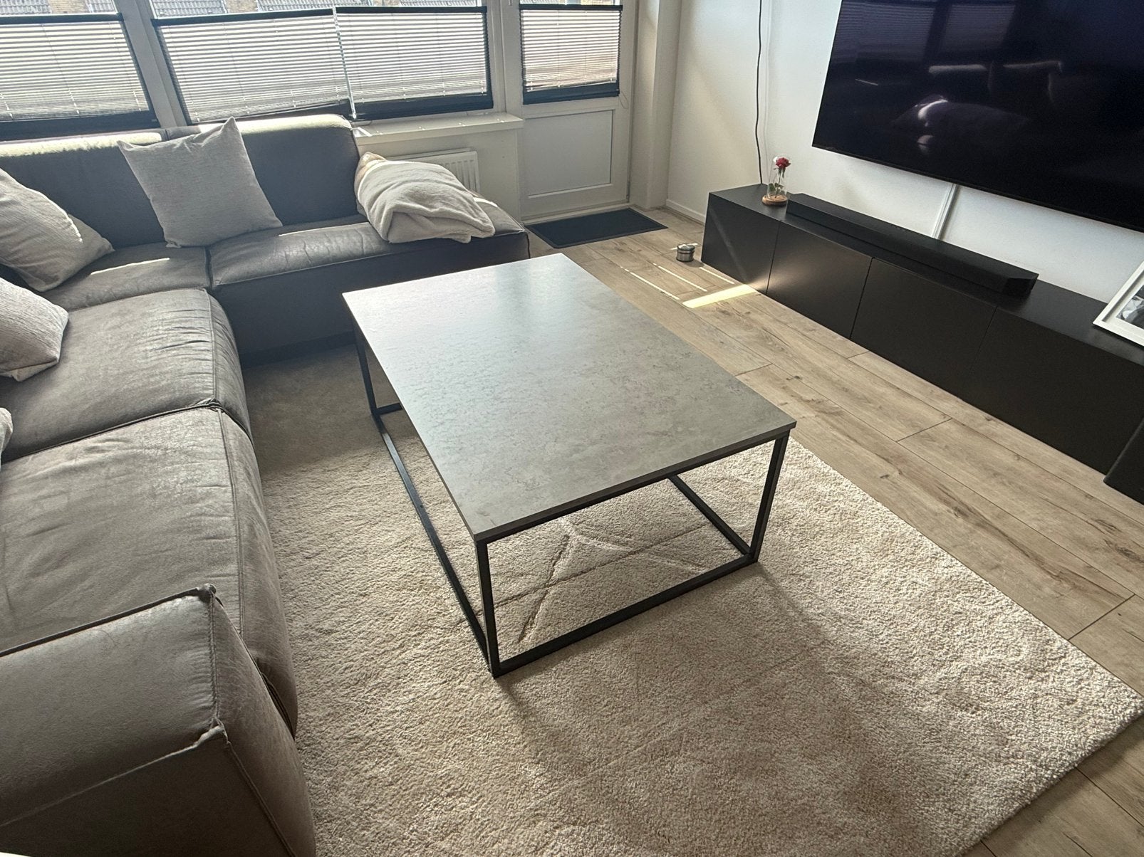 Mooie salontafel, Ophalen, 100 tot 150 cm, 50 tot 100 cm, Zo goed als nieuw