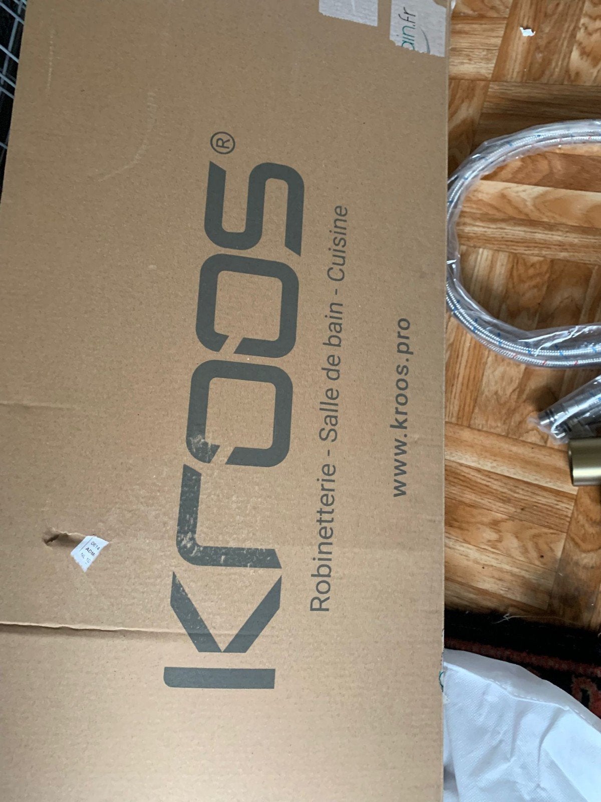KROOS Gouden Doucheset + keuken kraan- Nieuw in Doos, Ophalen of Verzenden