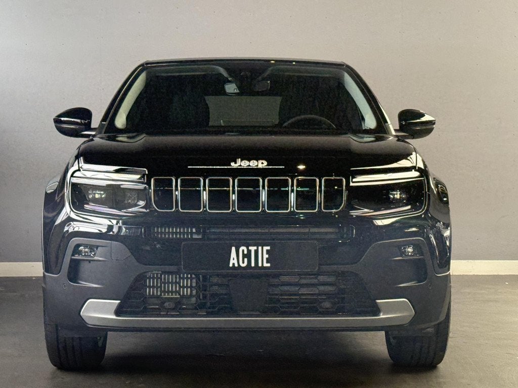 Jeep Avenger 1.2 e-Hybrid Summit 2+6 jaar garantie, Auto's, Jeep, 12 maanden, Euro 6, 1199 cc, Zwart