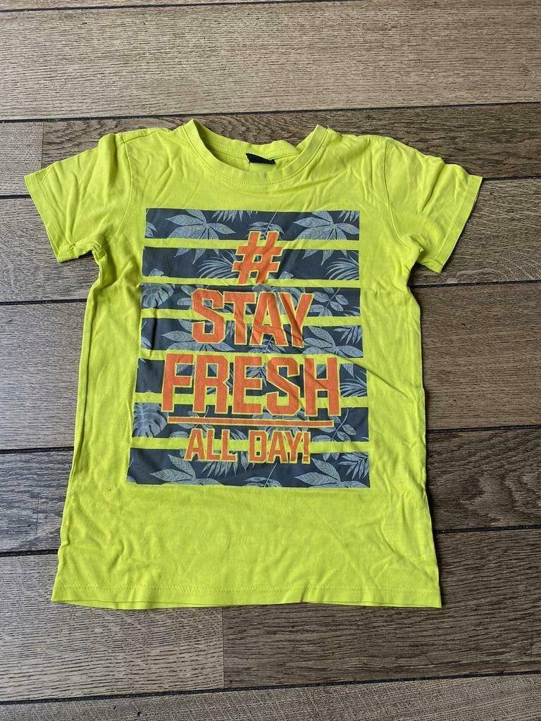 Leuk geel/groen T-Shirt maat 134/140, Kinderen en Baby's, Chapter Young, Ophalen of Verzenden, Zo goed als nieuw, Shirt of Longsleeve