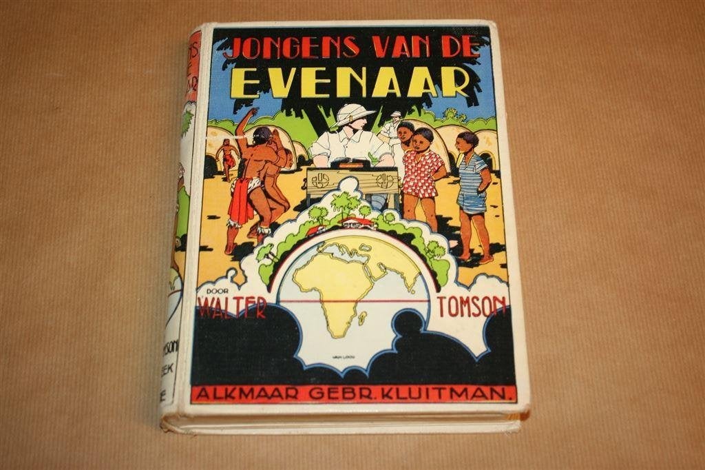 Jongens van de evenaar. Tomson. Kluitman 1936., Boeken, Ophalen of Verzenden, Gelezen