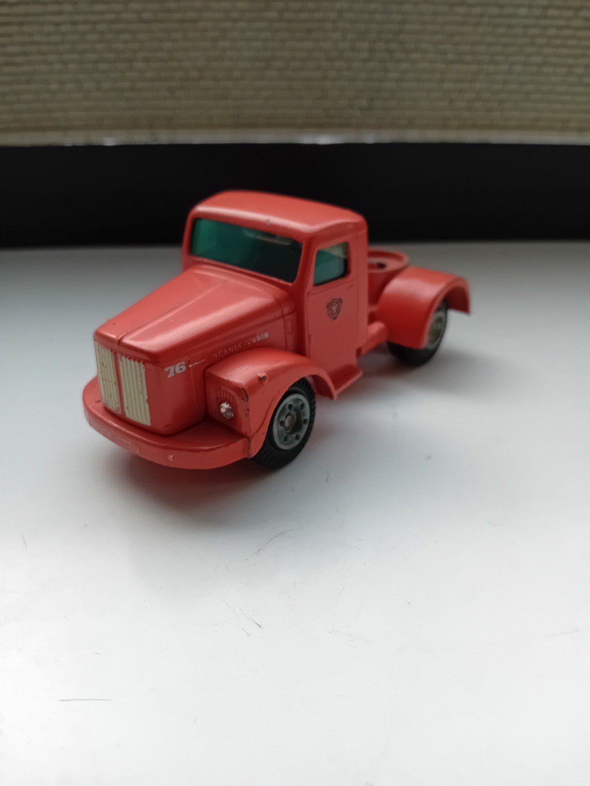 Tekno Denmark Scania Vabis 76 Trekker., Hobby en Vrije tijd, Ophalen of Verzenden, Zo goed als nieuw, Bus of Vrachtwagen, Tekno