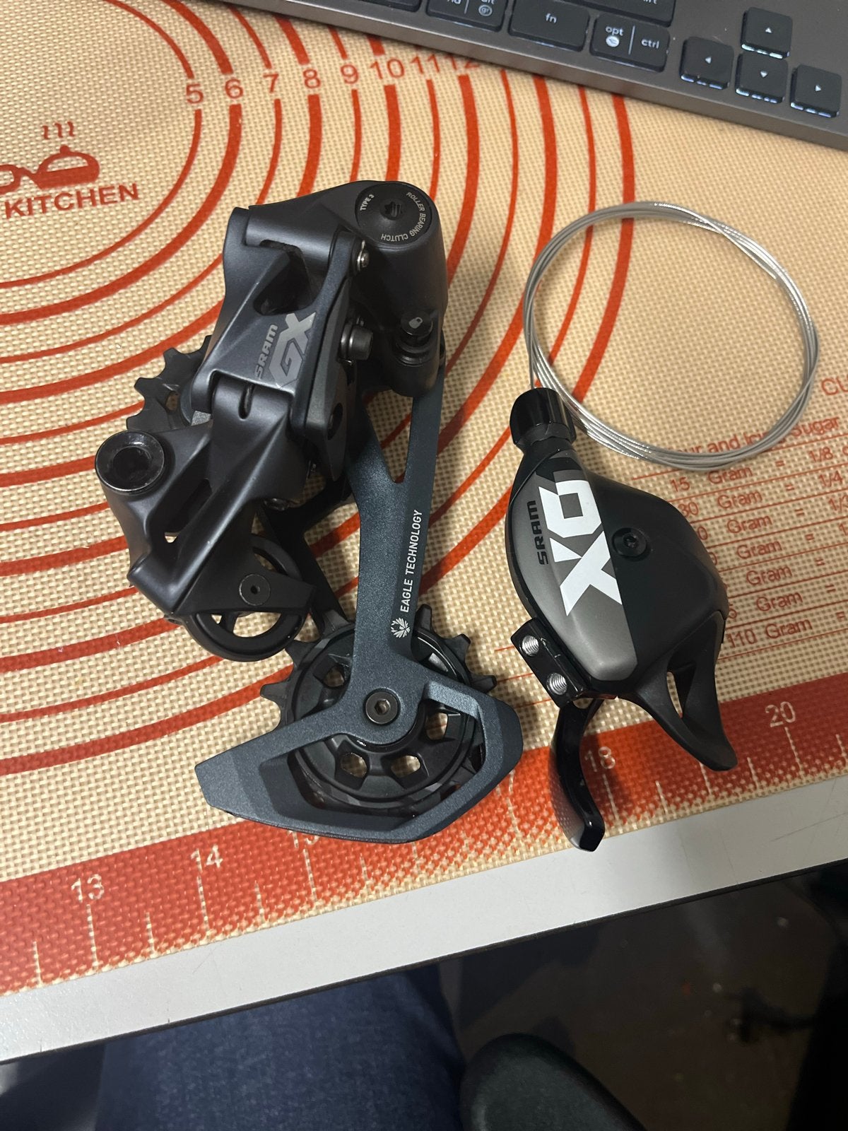 SRAM GX Eagle Derailleur en Shifter Set - Zo goed als nieuw, Ophalen of Verzenden, Zo goed als nieuw, Derailleur of Ketting, Aluminium