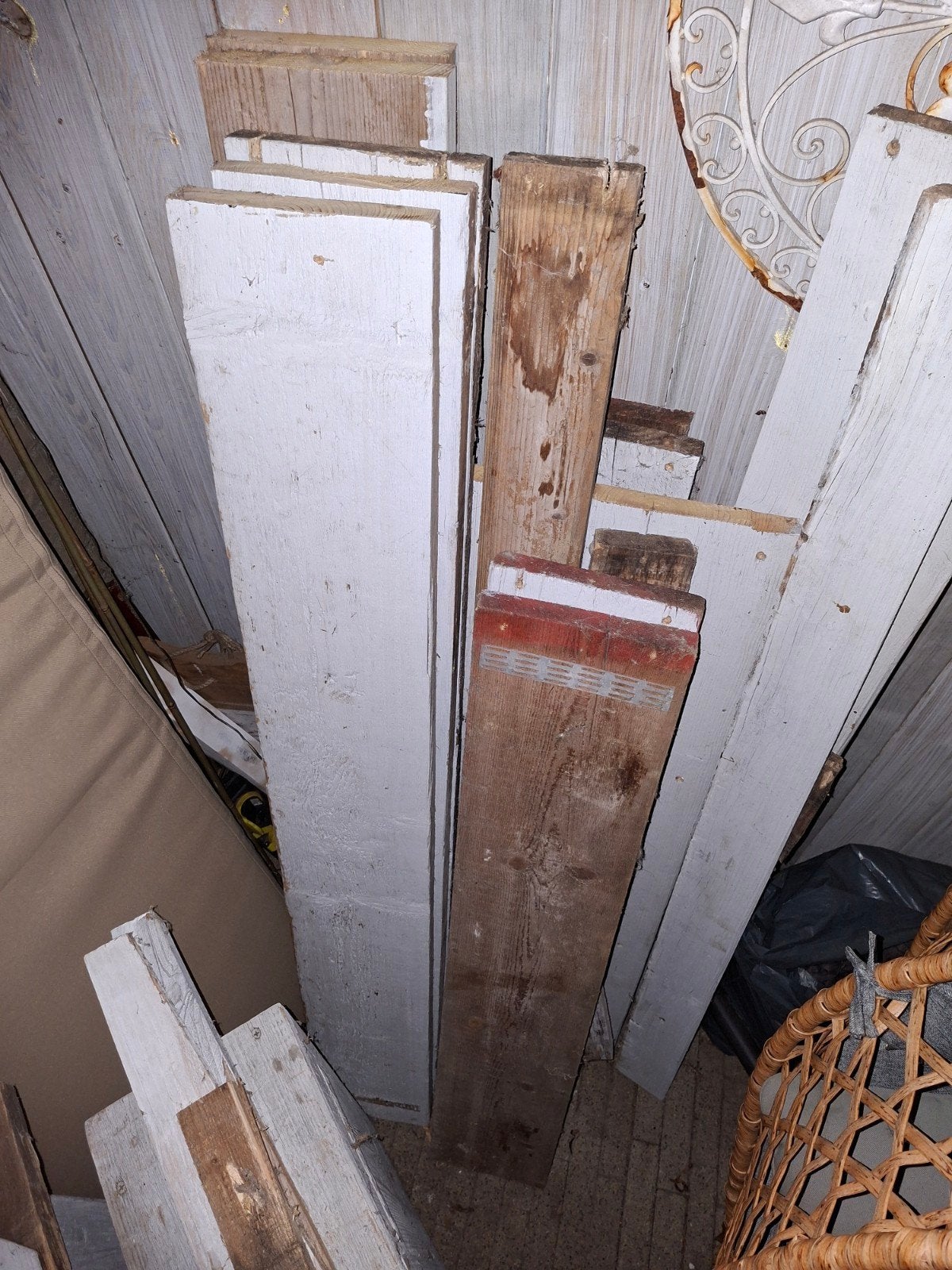 GRATIS!!! STEIGERHOUT, 25 tot 50 mm, Ophalen of Verzenden, Plank, Steigerhout