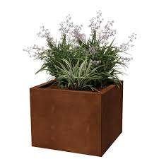 cortenstaal bloembak voorraad 50x50 60x60 80x80x60 120x40x60, Tuin en Terras, Bloembakken en Plantenbakken, Ophalen, Minder dan 60 cm