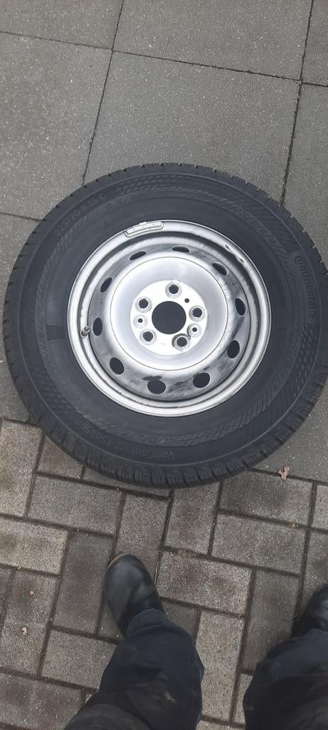 Camper band en velg 225/70R15 C,  st 5x118, Auto-onderdelen, Banden en Velgen, Ophalen, 15 inch, Banden en Velgen, All Season