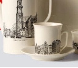 Koffiekopjes nieuwe in doos  Ams Grachten - Koffieservies, Ophalen of Verzenden