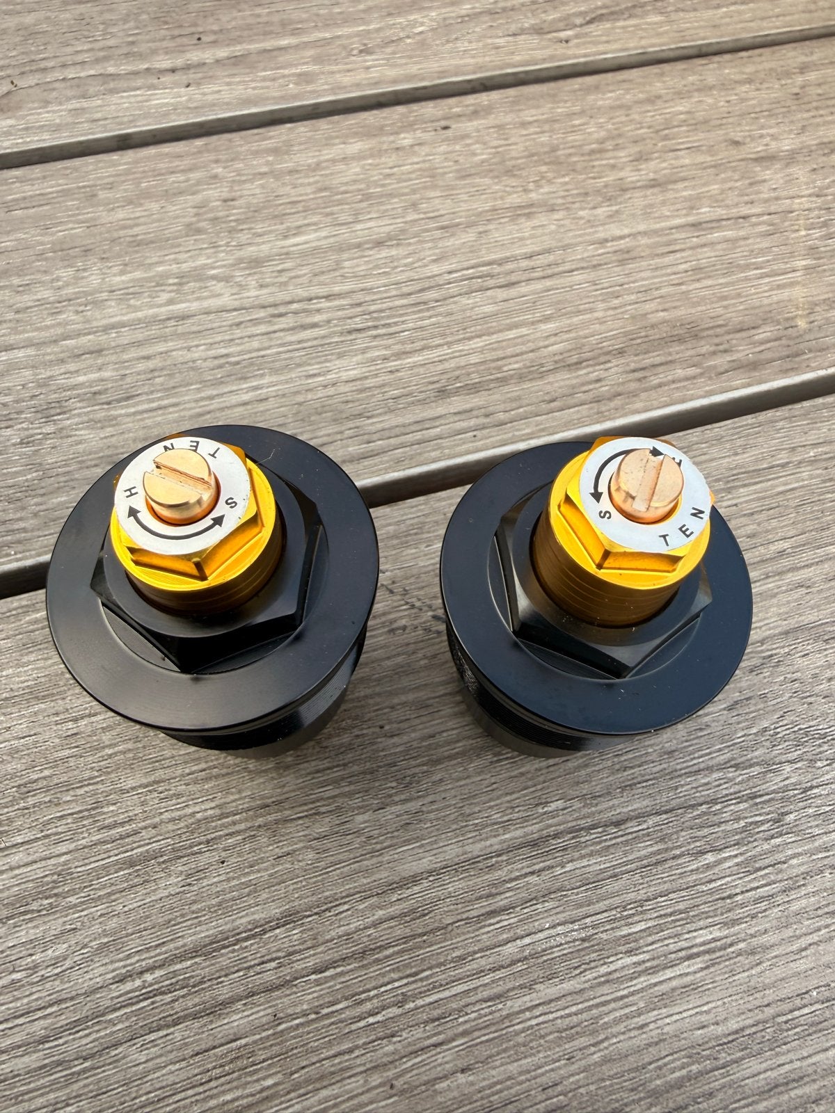 Motorfiets voorvork doppen - instelbaar 41mm preload adjust, Motoren, Ophalen of Verzenden, Nieuw
