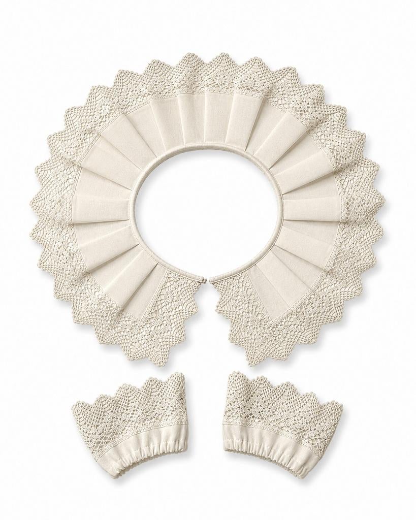 Luxe Pietenkraag met manchetten, Diversen, Sinterklaas, Zo goed als nieuw, Ophalen of Verzenden