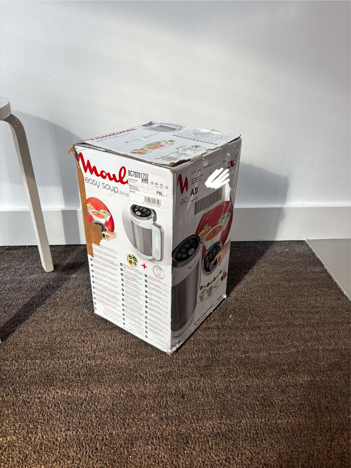 Moulinex Easy Soup Soepmaker - refurbished en als nieuw!, 1 tot 2 liter, Ophalen of Verzenden, Refurbished, 3 snelheden of meer