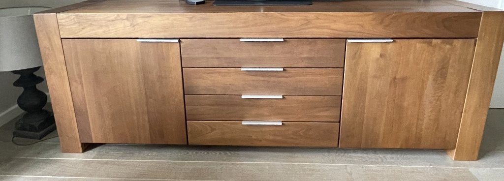 TV kast, Ophalen, Zo goed als nieuw, 200 cm of meer, Minder dan 100 cm
