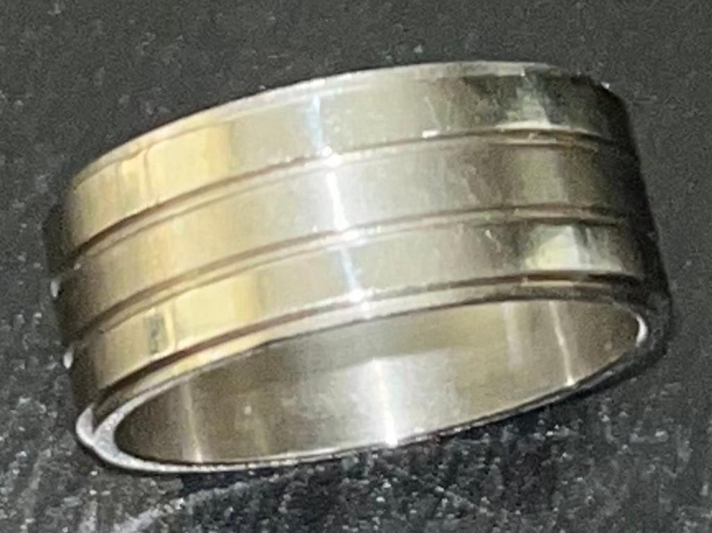 Mooie RVS ring, nieuw, overgebleven uit webshop, Sieraden, Tassen en Uiterlijk, Ringen, 20 of groter, IJzer of Staal, Nieuw, Ophalen of Verzenden