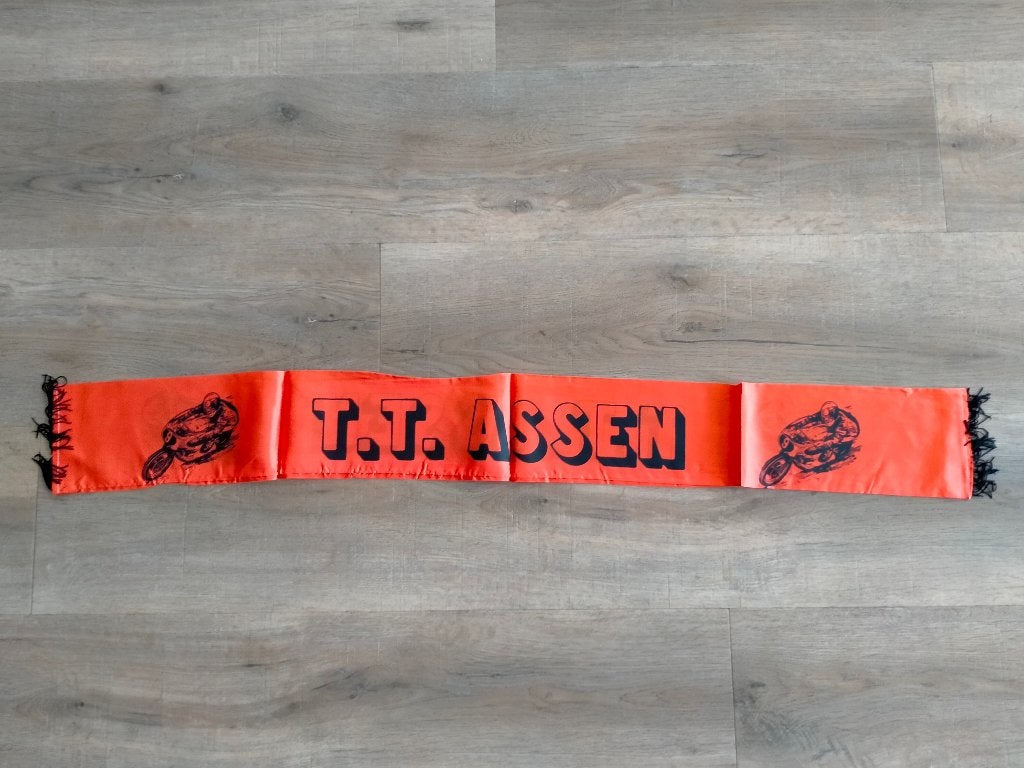 TT T.T. Assen motor race vintage logo sjaaltje sjaal RARE 3, Verzenden, Gebruikt, Auto's