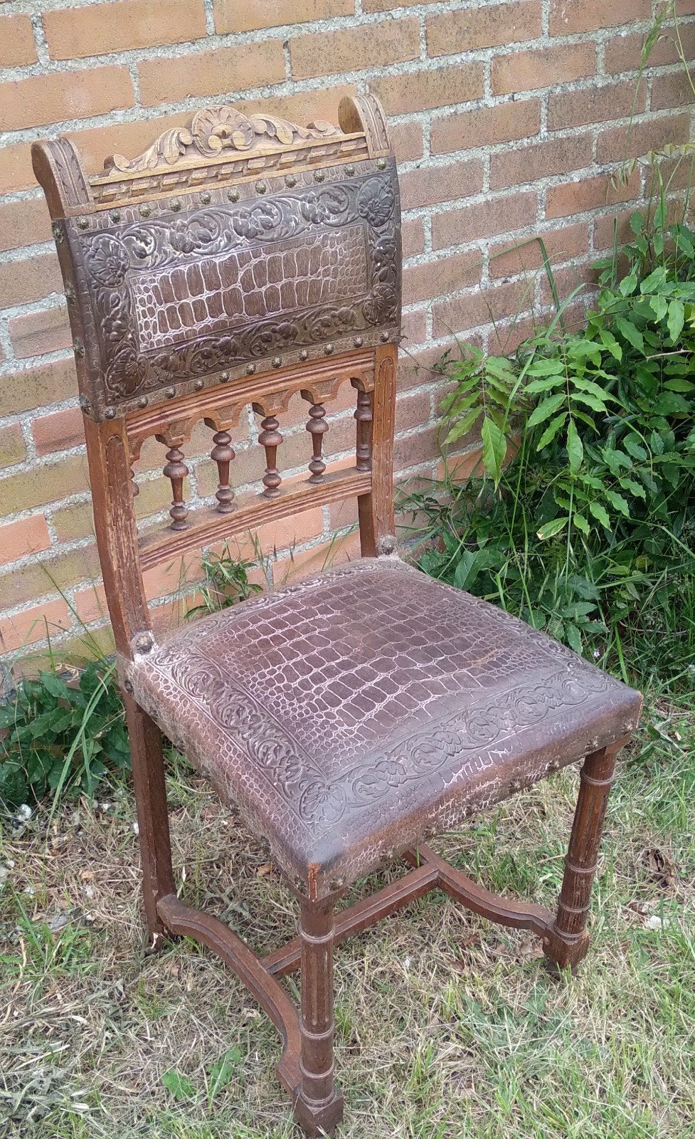 Antieke kasteel stoel, Antiek en Kunst, Ophalen