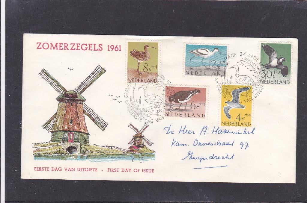 FDC E 47 Zomer 1960 (918), Postzegels en Munten, Postzegels | Eerstedagenveloppen, Verzenden, Beschreven, Nederland