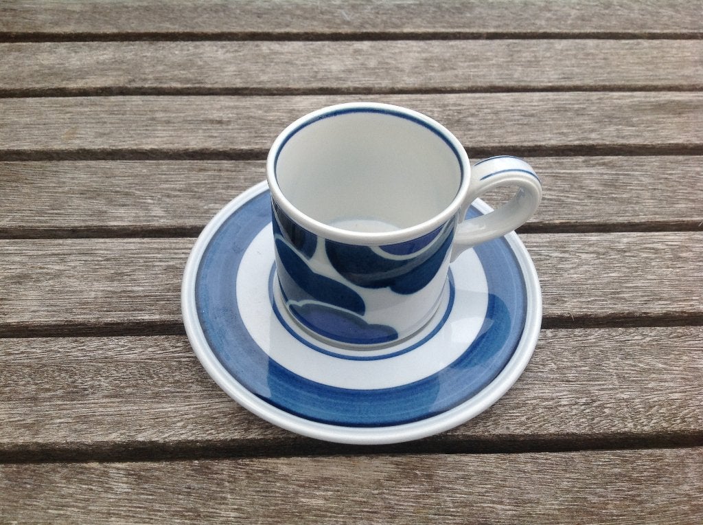 Villeroy Boch Blue Cloud, kop en schotel , gaaf, Ophalen of Verzenden