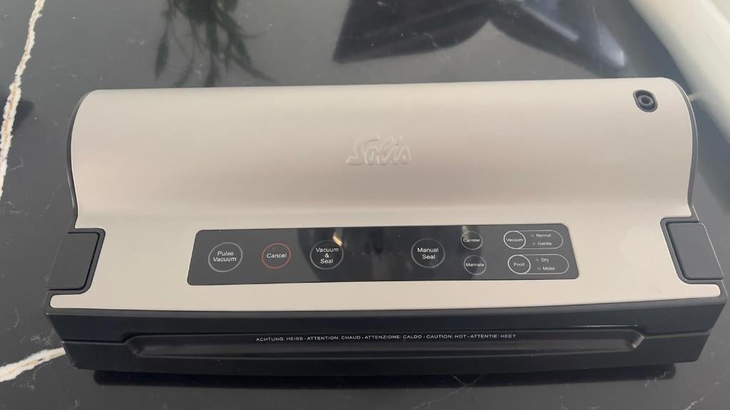 Solis Vac Prestige 575 met vacuum zakken, Ophalen, Gebruikt
